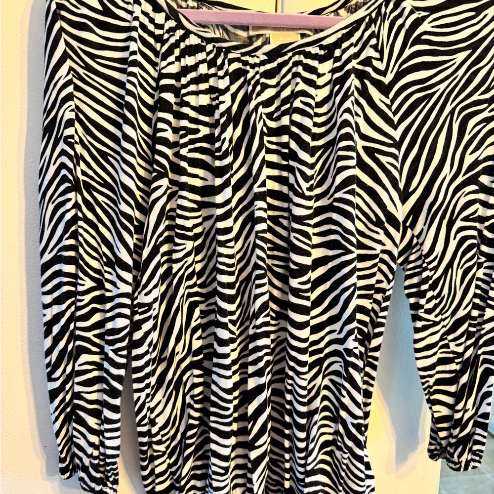 Michael Kors Zebra Patterned Blouse